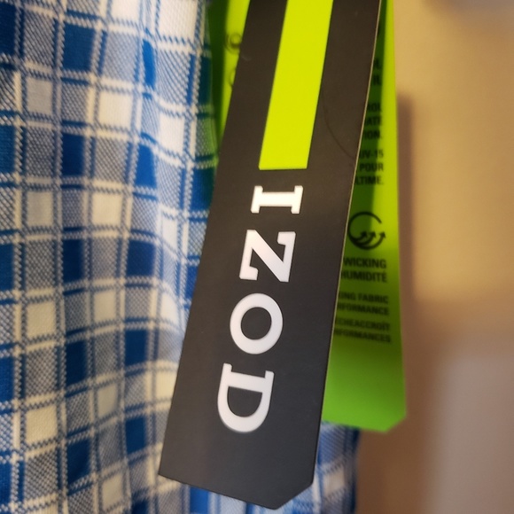 IZOD Golf Collared Polo/Wicking/SunControl - Picture 6 of 8